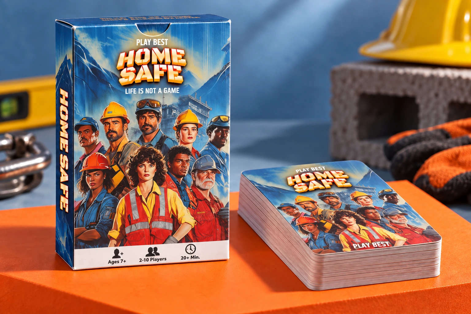Home Safe Trivia box and deck