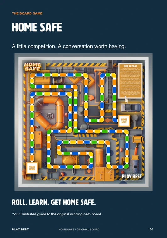 Cover of the Home Safe original-board rulebook