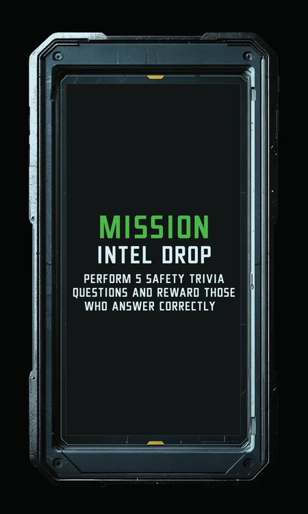 Mission card: Intel Drop